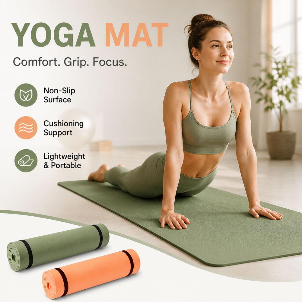 Sports Equipment Supplies - 180x50 cm Yoga Matları kaymaz Spor