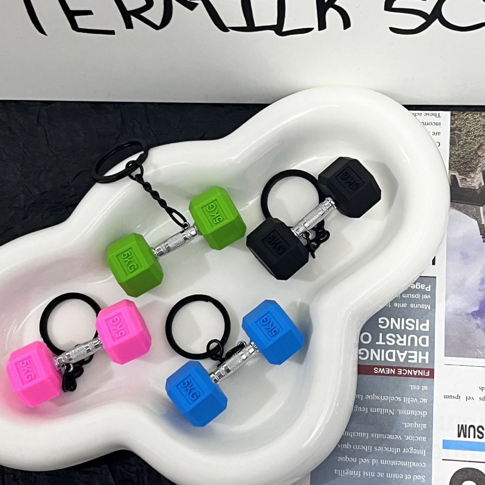 Sports Equipment Supplies - Fitness Ekipmanı Dambıl Anahtarlık Asılı Süs