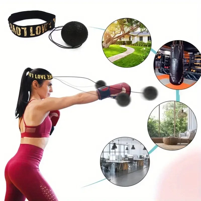 Sports Equipment Meaning - 1/3 Adet Boks Hız Topu Başa