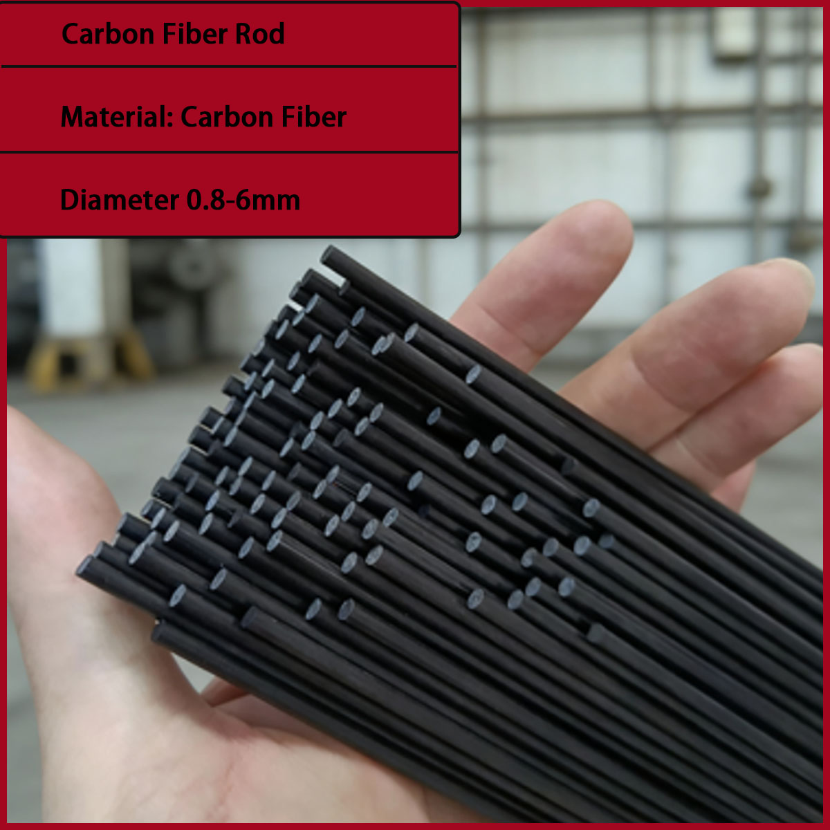 Sports Equipment Manufacturers - 0,8-6 mm çapında olan karbon fiber