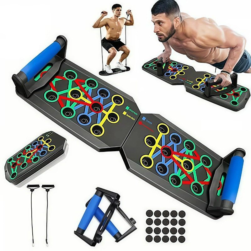 Sports Equipment Meaning - Katlanabilir Direnç Bantlı Şınav Tahtası, Çok